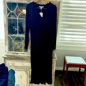 NWT Navy Boden Maxi Dress, Size 12